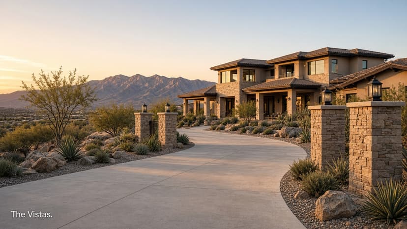 The Vistas neighborhood homes in Summerlin West